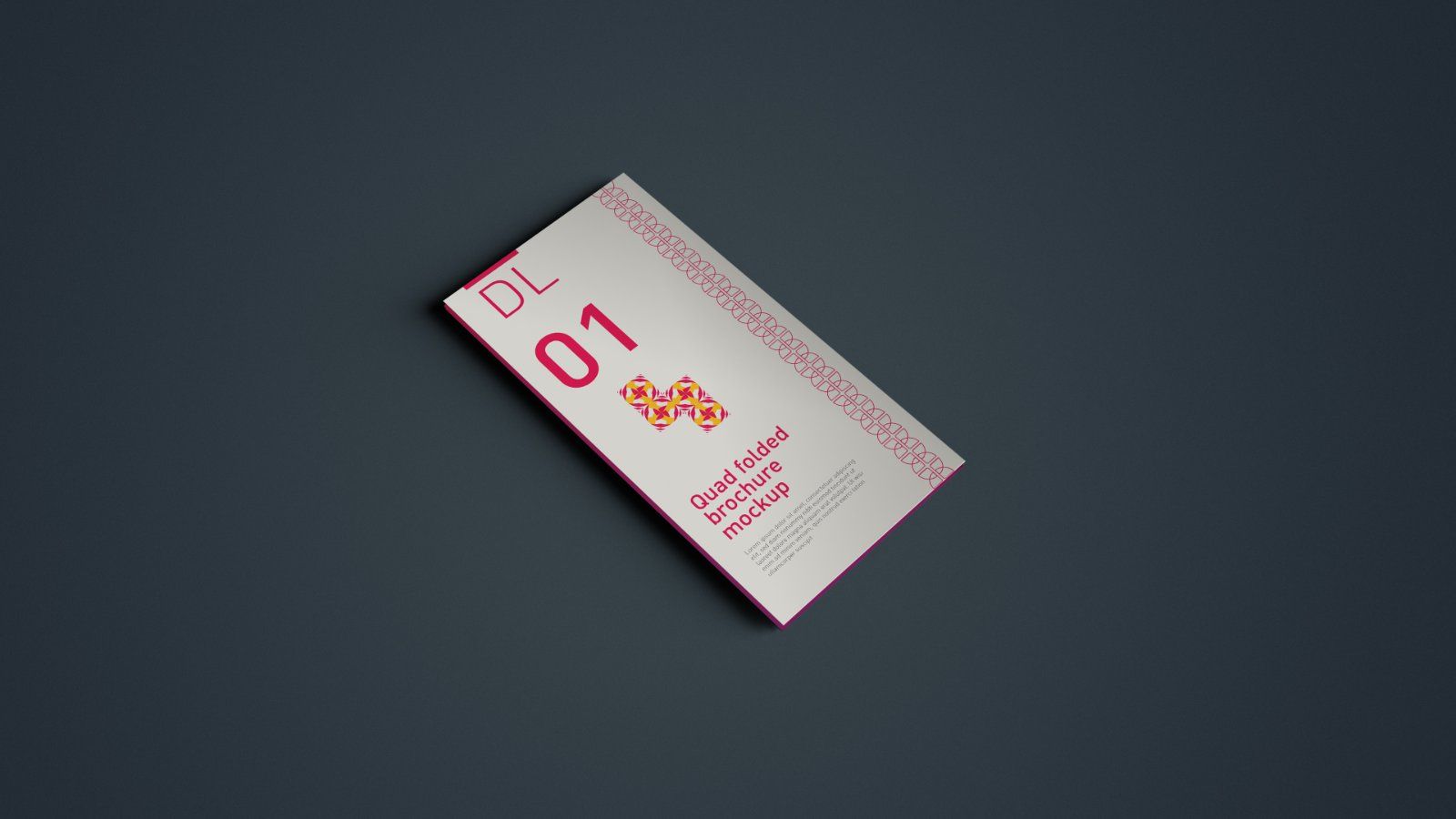 DL Quad Fold Brochure Mockup - 5 PSDs — image 2