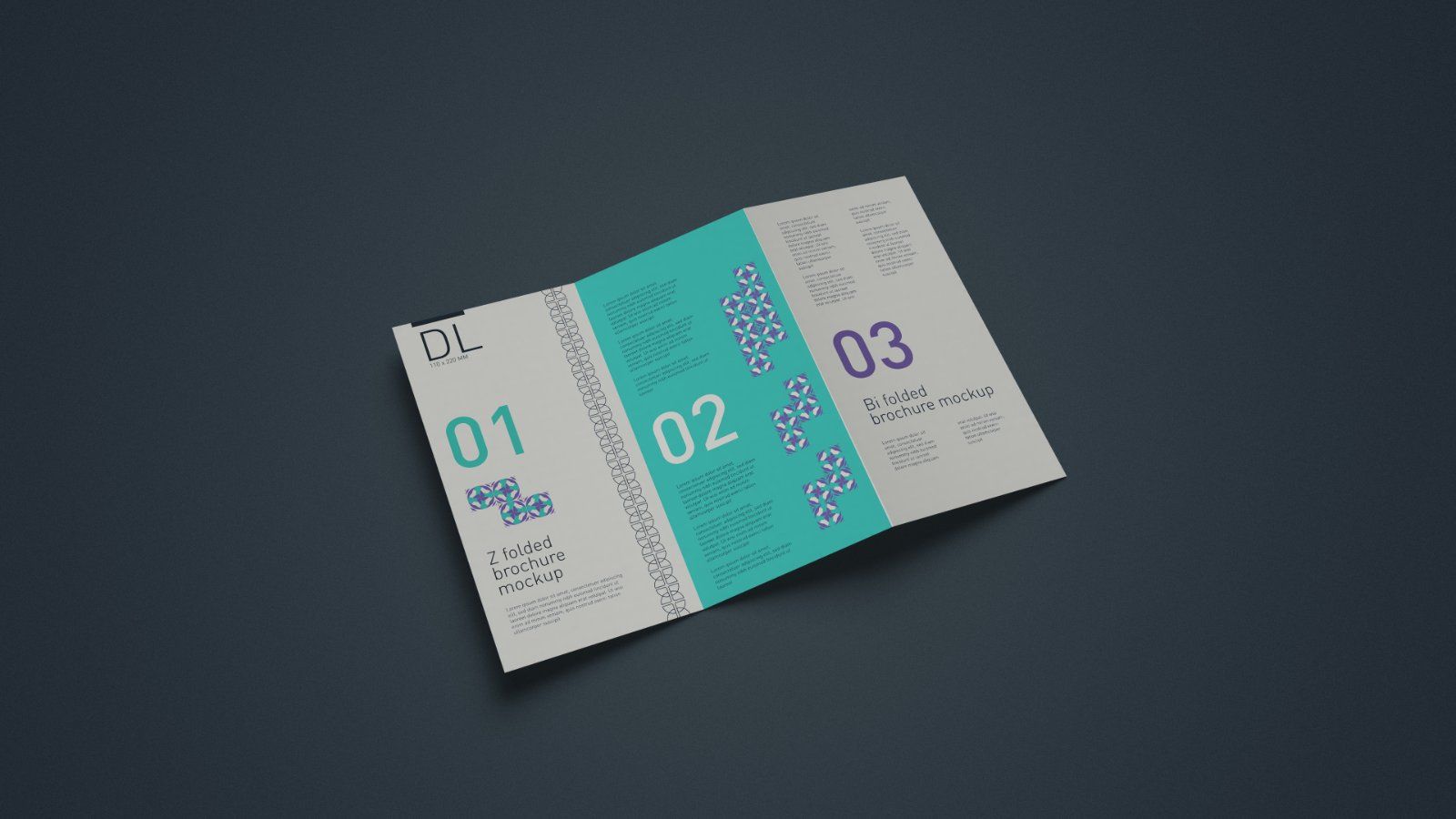 DL Z-Fold Brochure Mockup - 5PSDs — image 6