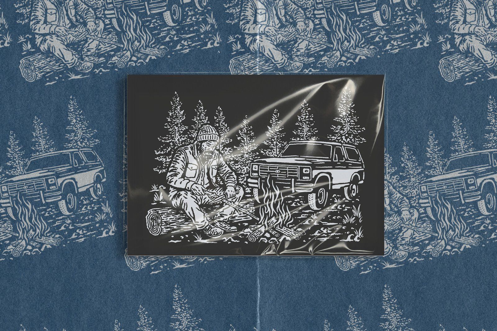 Travel trail camping illustration - Outdoor adventure — image 3