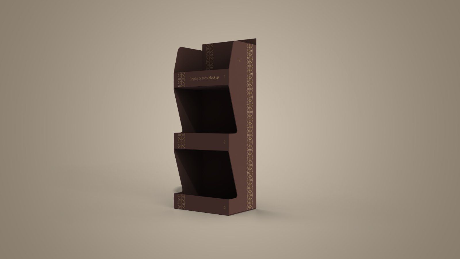 Product Display Stand Mockup – 5 PSD Files, Retail Shelf Packaging Mockup — image 3