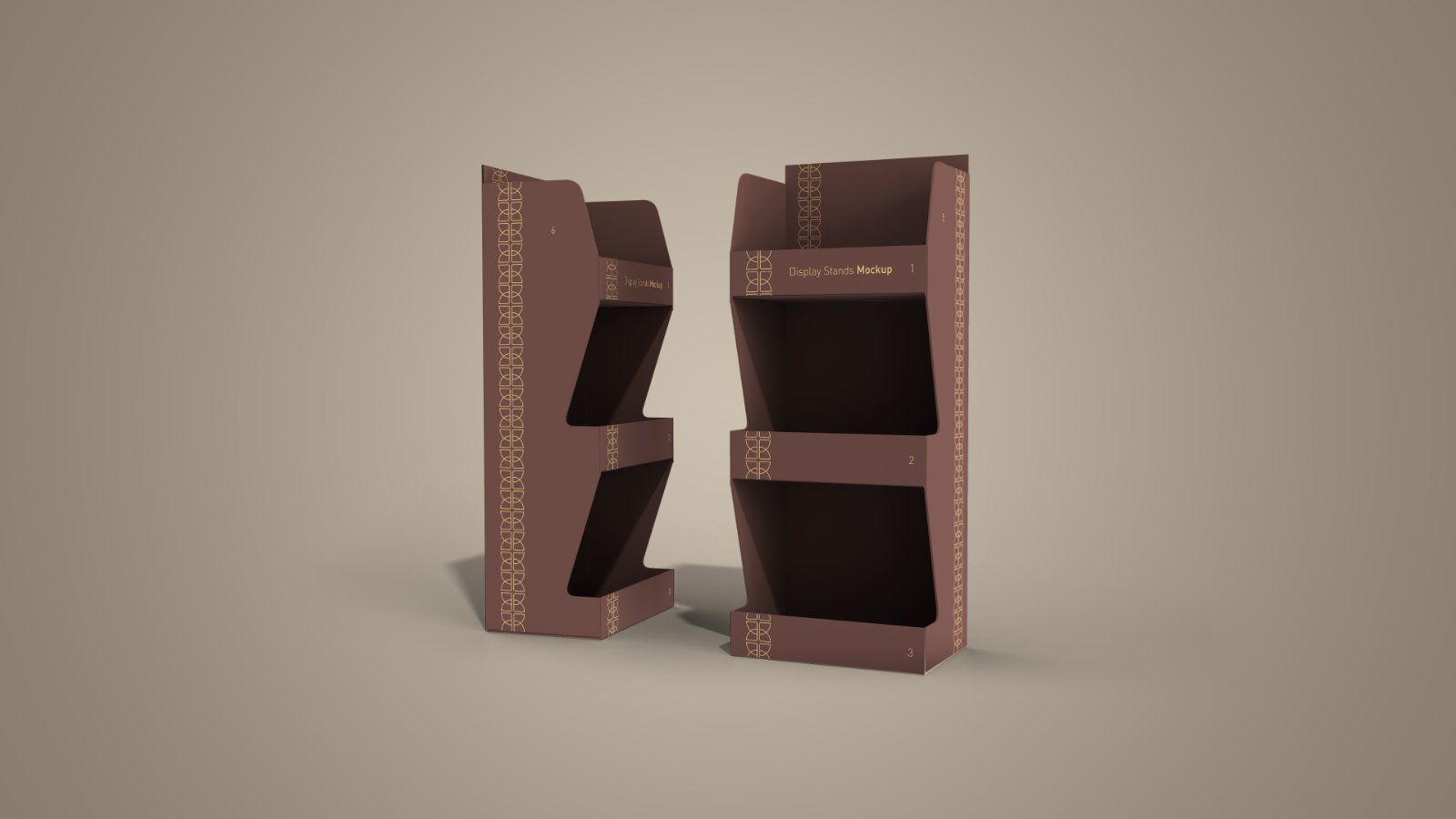 Product Display Stand Mockup – 5 PSD Files, Retail Shelf Packaging Mockup — image 5