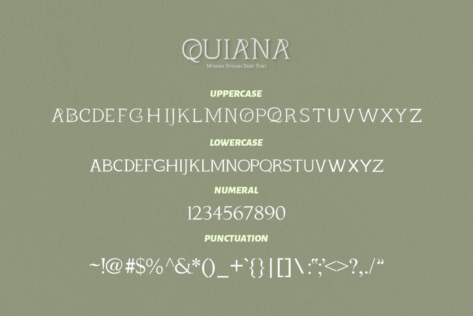 Quiana Serif — image 9