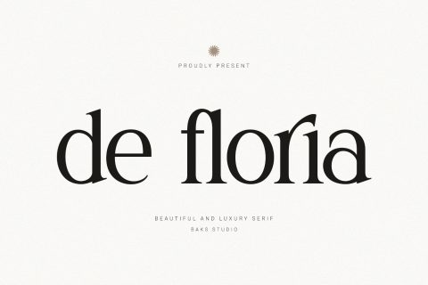 De Floria | Luxury Serif