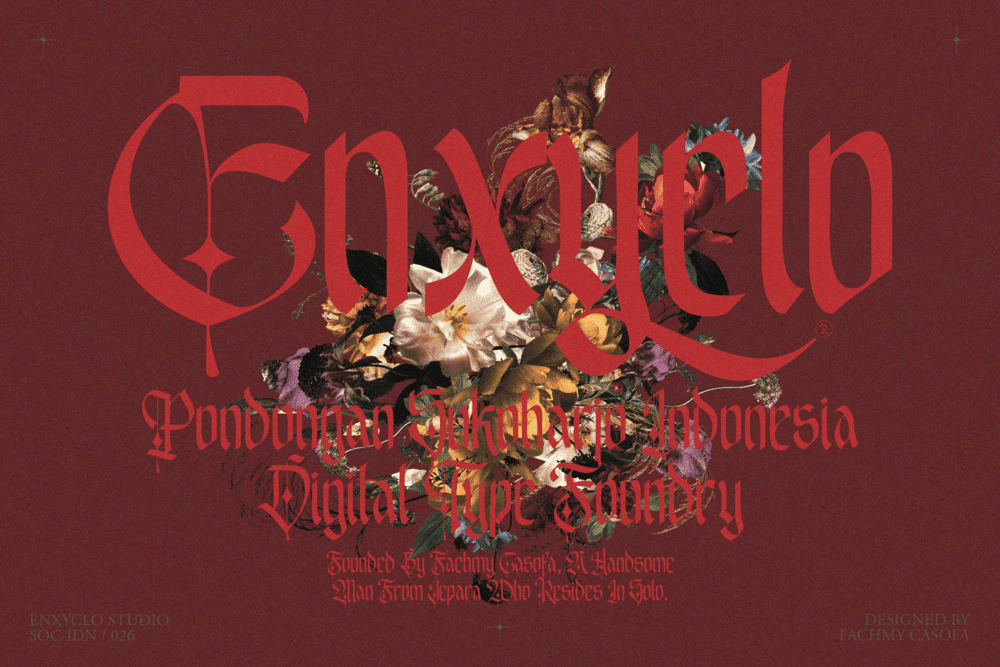 EMXAGE ALDSYB — Modern Medieval Blackletter Font — image 18