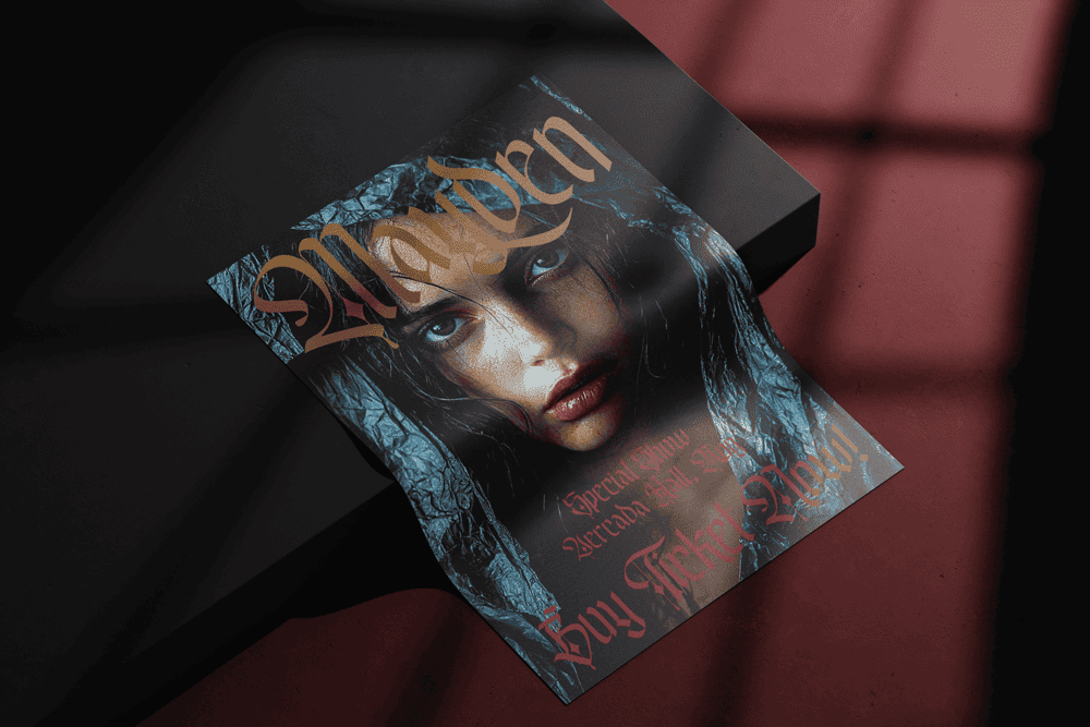 EMXAGE ALDSYB — Modern Medieval Blackletter Font — image 2