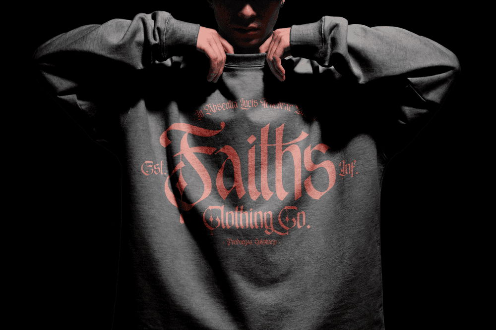 EMXAGE ALDSYB — Modern Medieval Blackletter Font — image 6