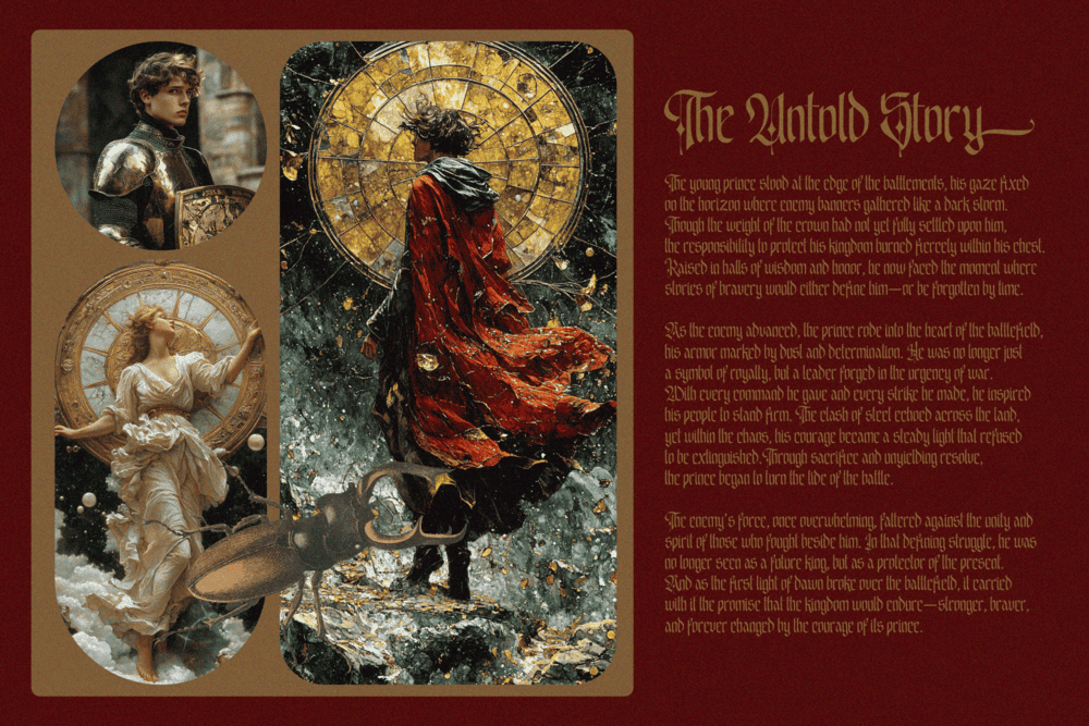EMXAGE ALDSYB — Modern Medieval Blackletter Font — image 7