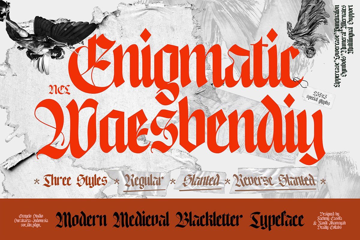 Enigmatic Waesbendiy — Blackletter Font — image 1