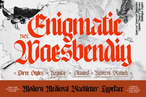 Enigmatic Waesbendiy — Blackletter Font