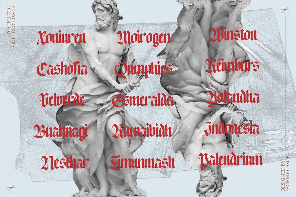 Enigmatic Waesbendiy — Blackletter Font — image 10
