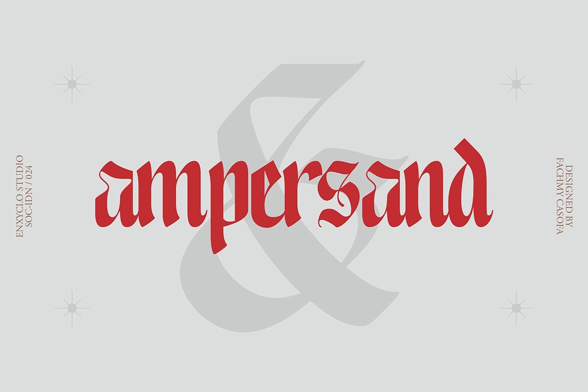 Enigmatic Waesbendiy — Blackletter Font — image 12