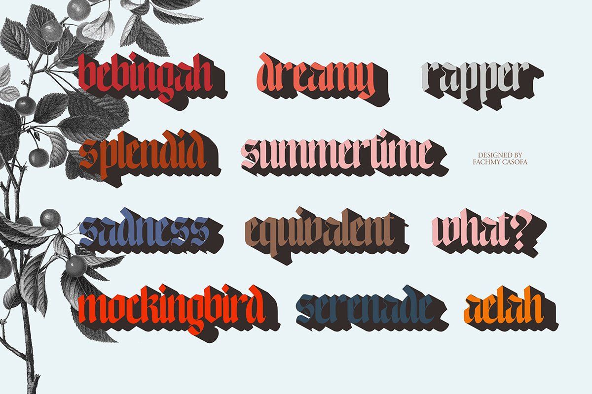 Enigmatic Waesbendiy — Blackletter Font — image 13