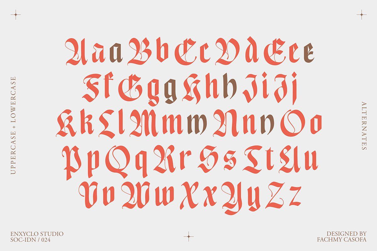 Enigmatic Waesbendiy — Blackletter Font — image 15