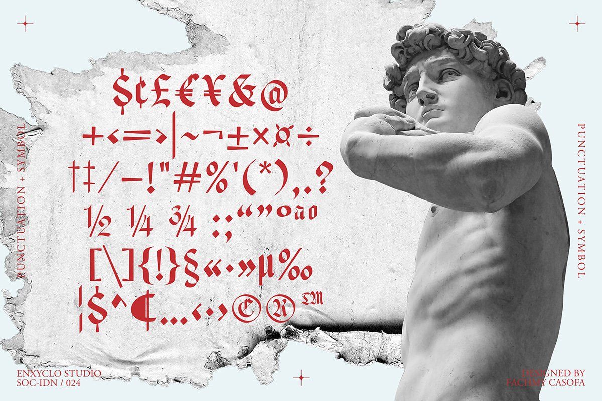 Enigmatic Waesbendiy — Blackletter Font — image 17