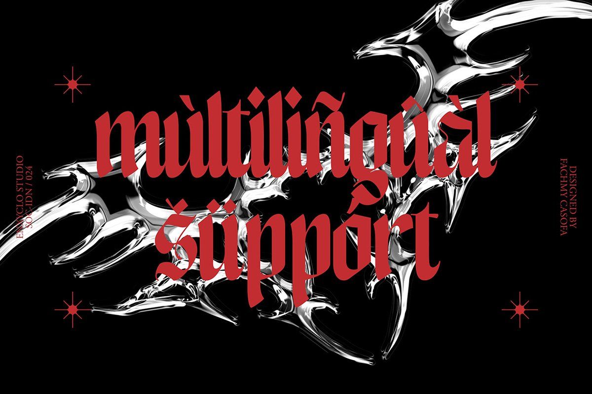 Enigmatic Waesbendiy — Blackletter Font — image 18