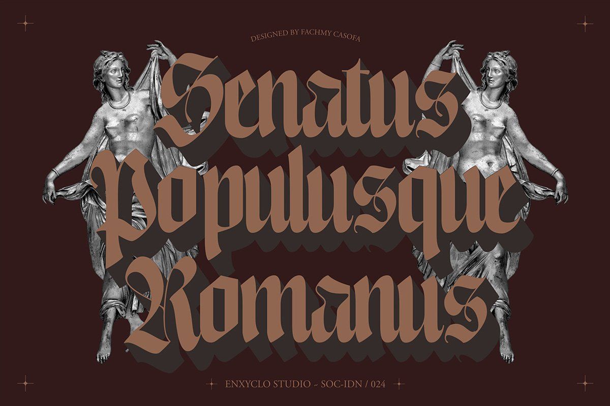 Enigmatic Waesbendiy — Blackletter Font — image 2