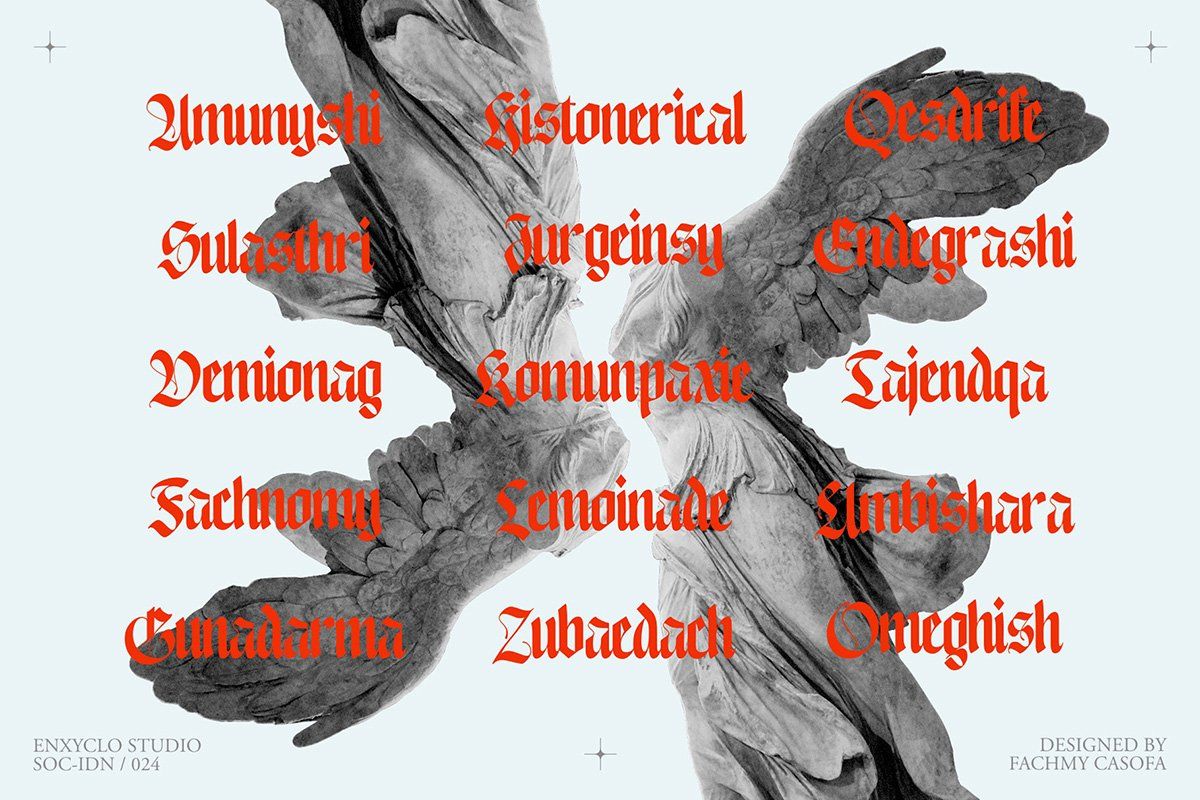 Enigmatic Waesbendiy — Blackletter Font — image 6