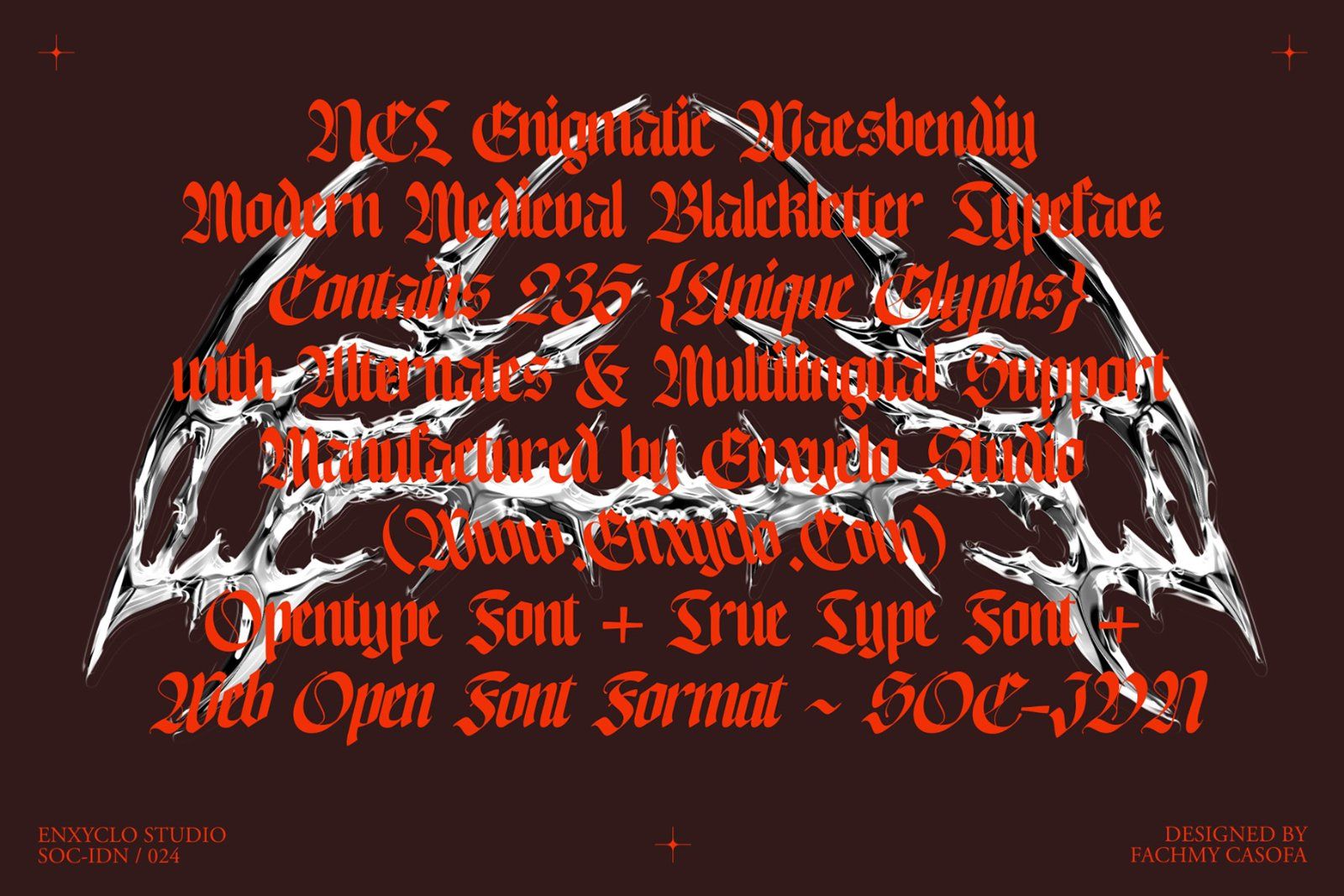 Enigmatic Waesbendiy — Blackletter Font — image 8