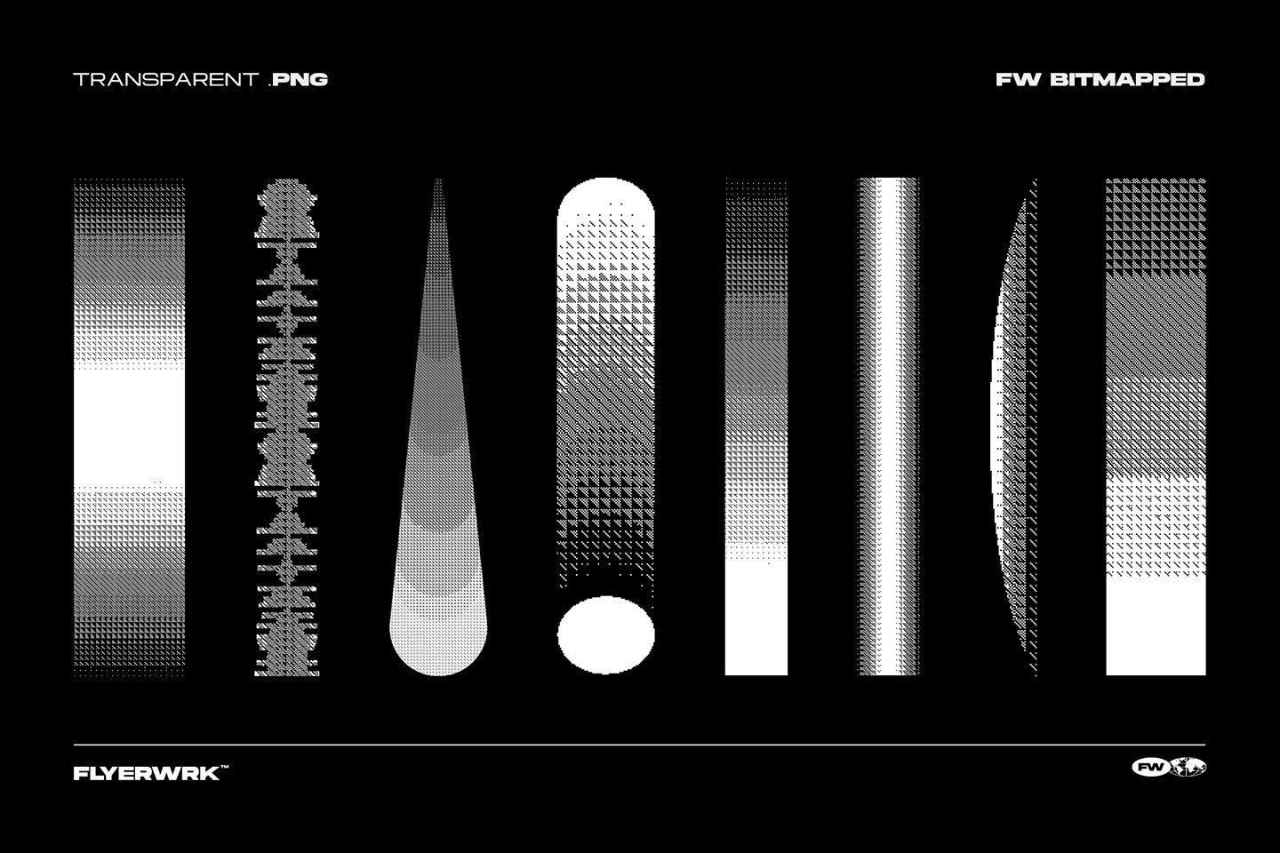 120 Bitmapped design elements — image 8