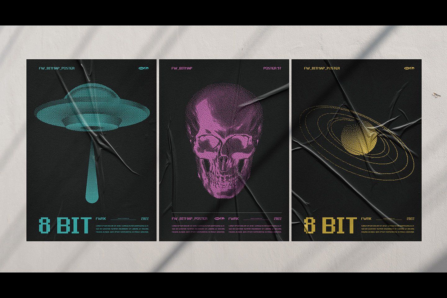 120 Bitmapped design elements — image 10