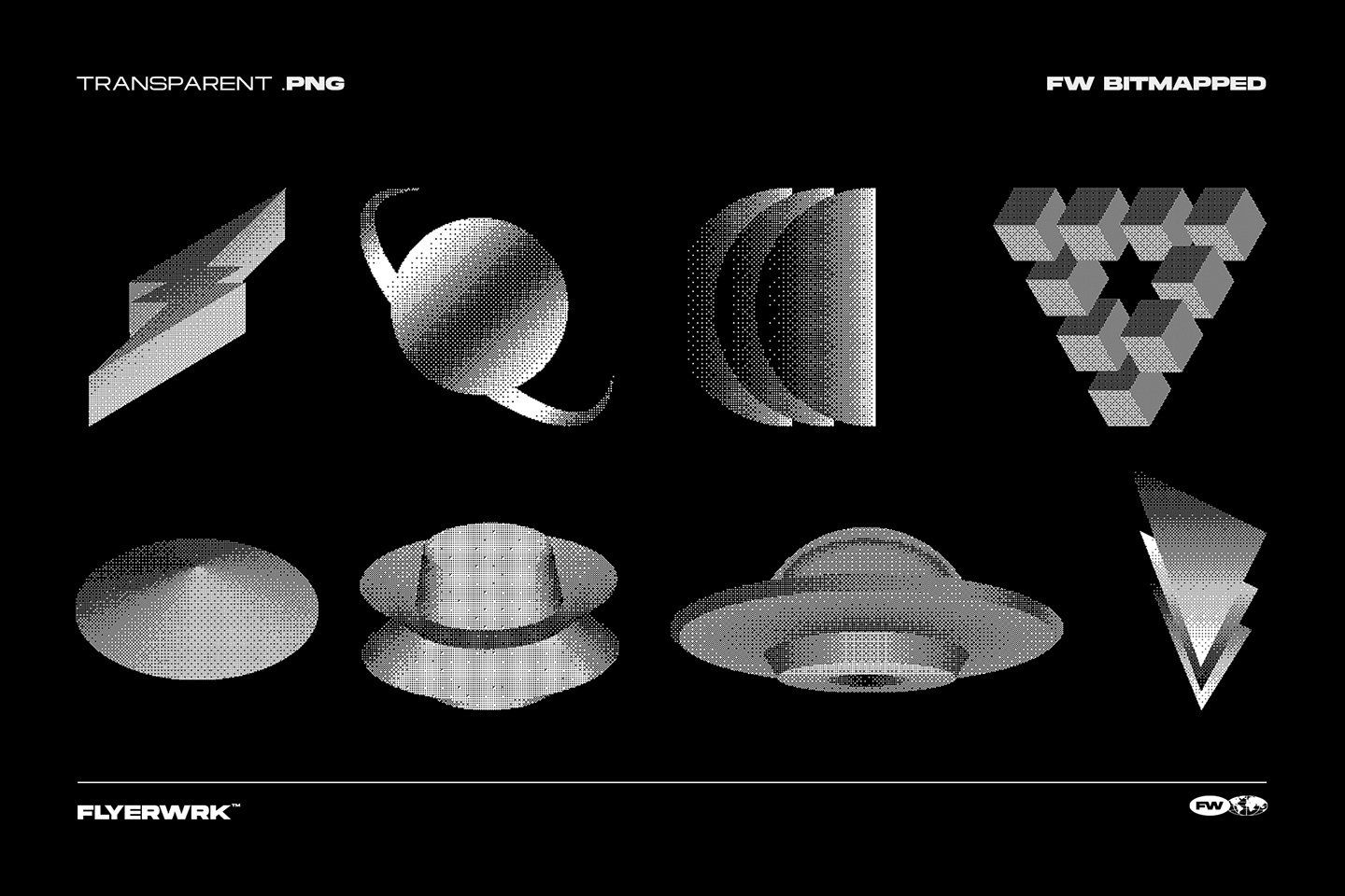 120 Bitmapped design elements — image 11