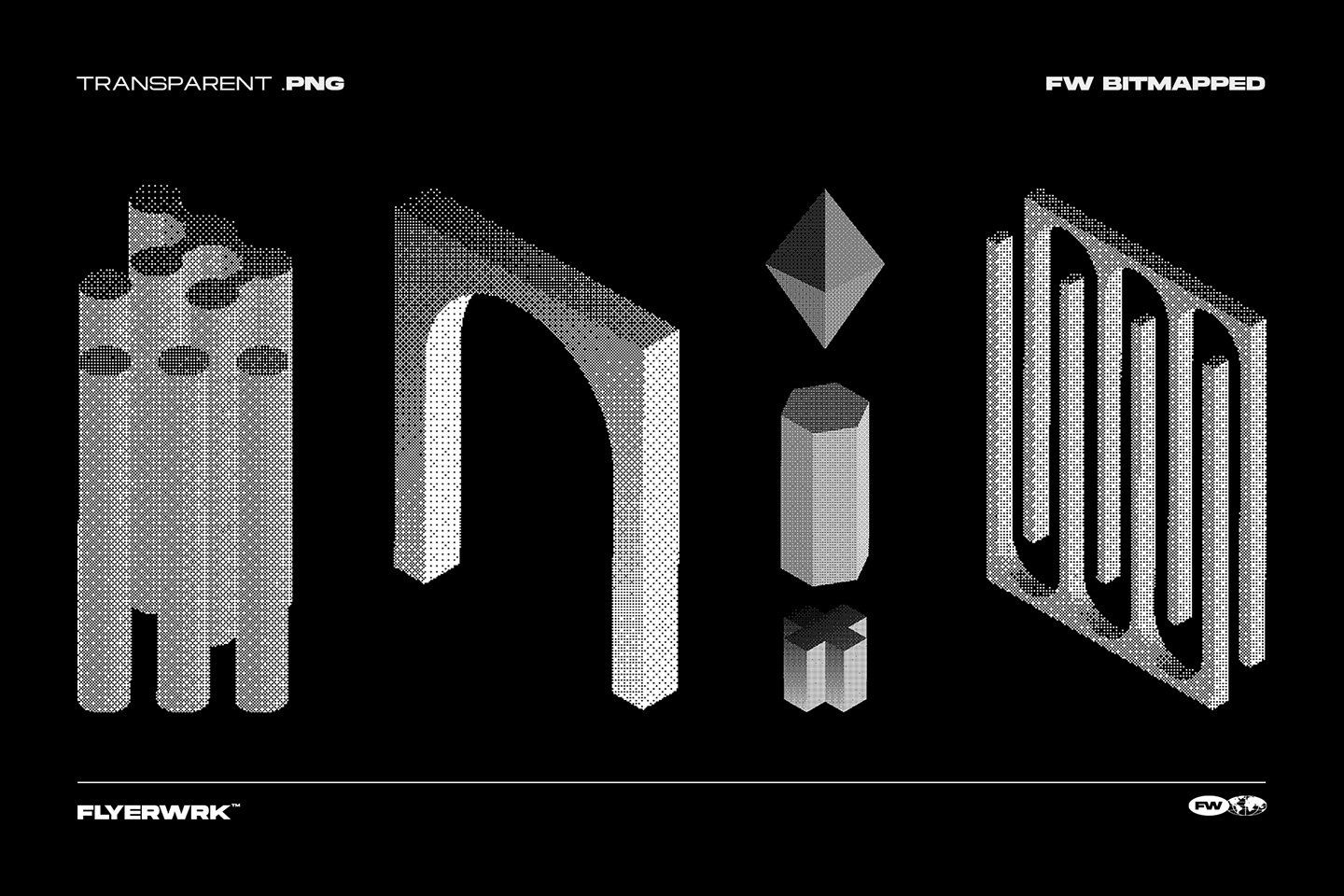 120 Bitmapped design elements — image 12