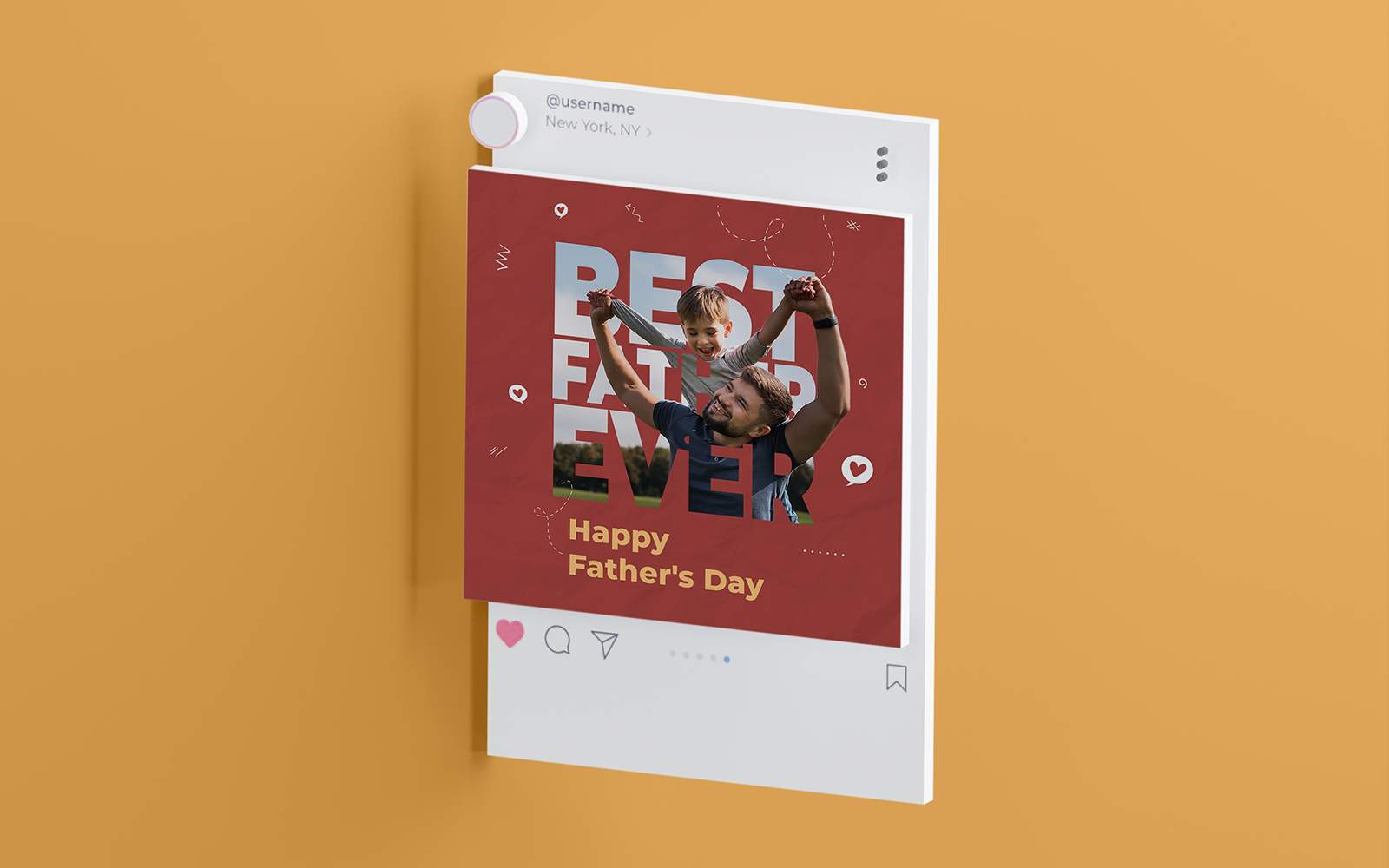 Fathers Day Social Media Template-22-057 — image 2