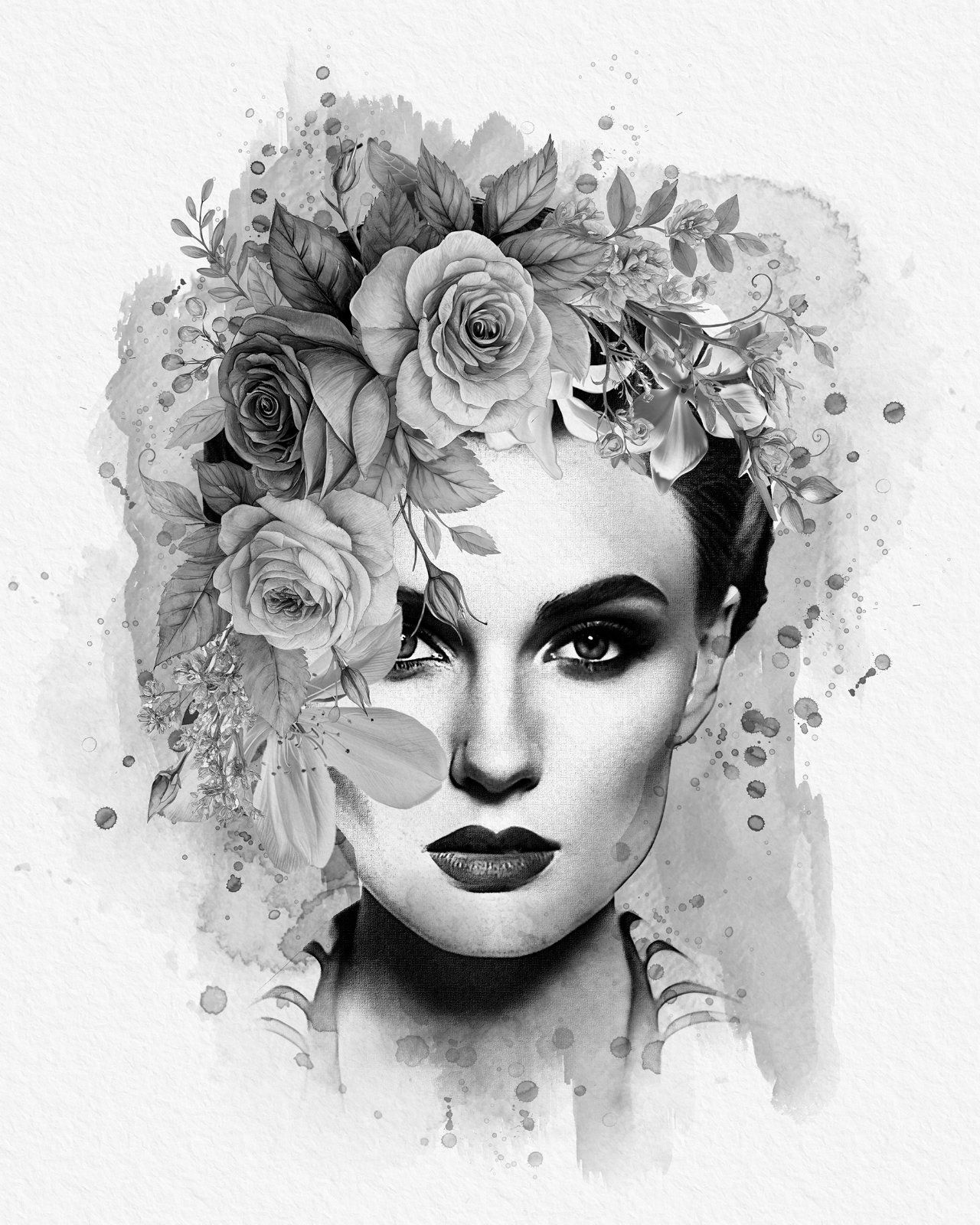 Flower Decoration Photo Template — image 19