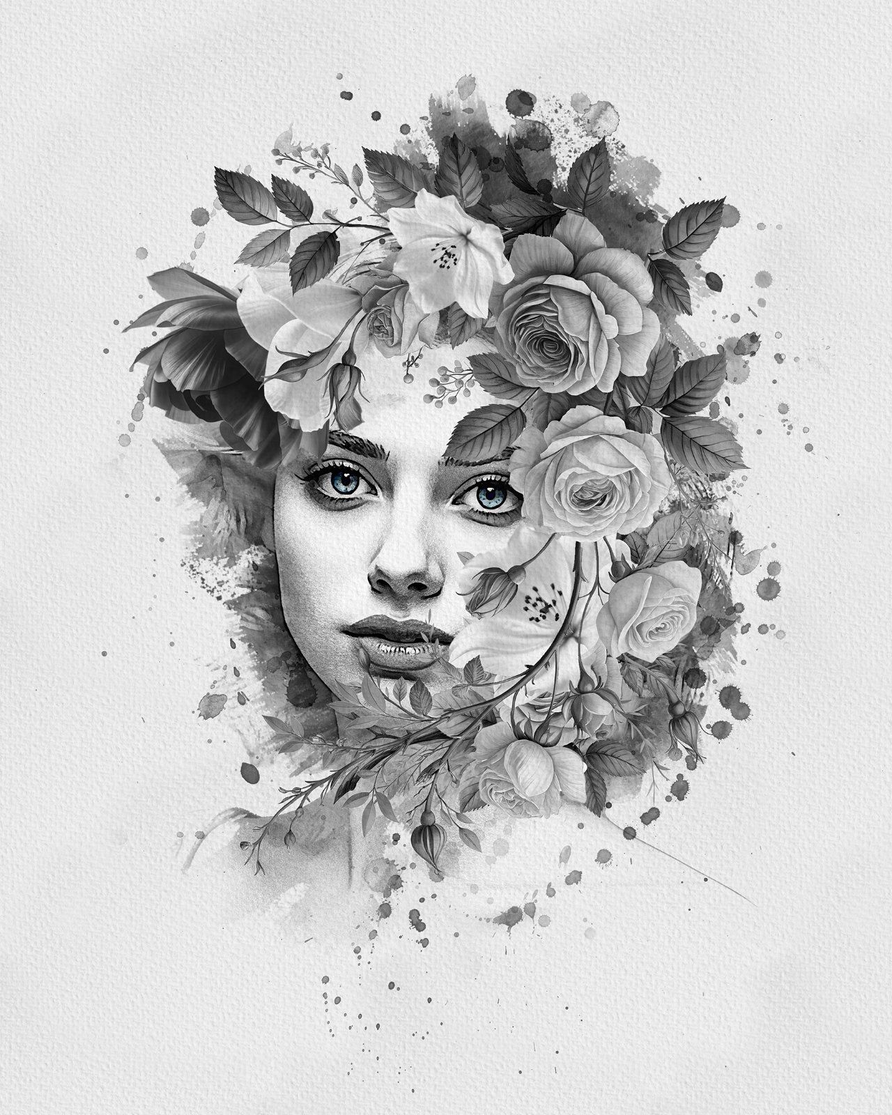 Flower Decoration Photo Template — image 23