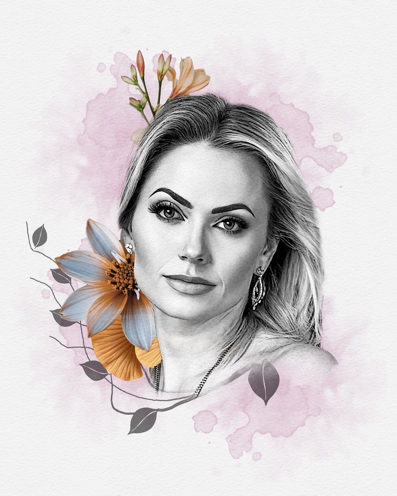 Flower Decoration Photo Template — image 28
