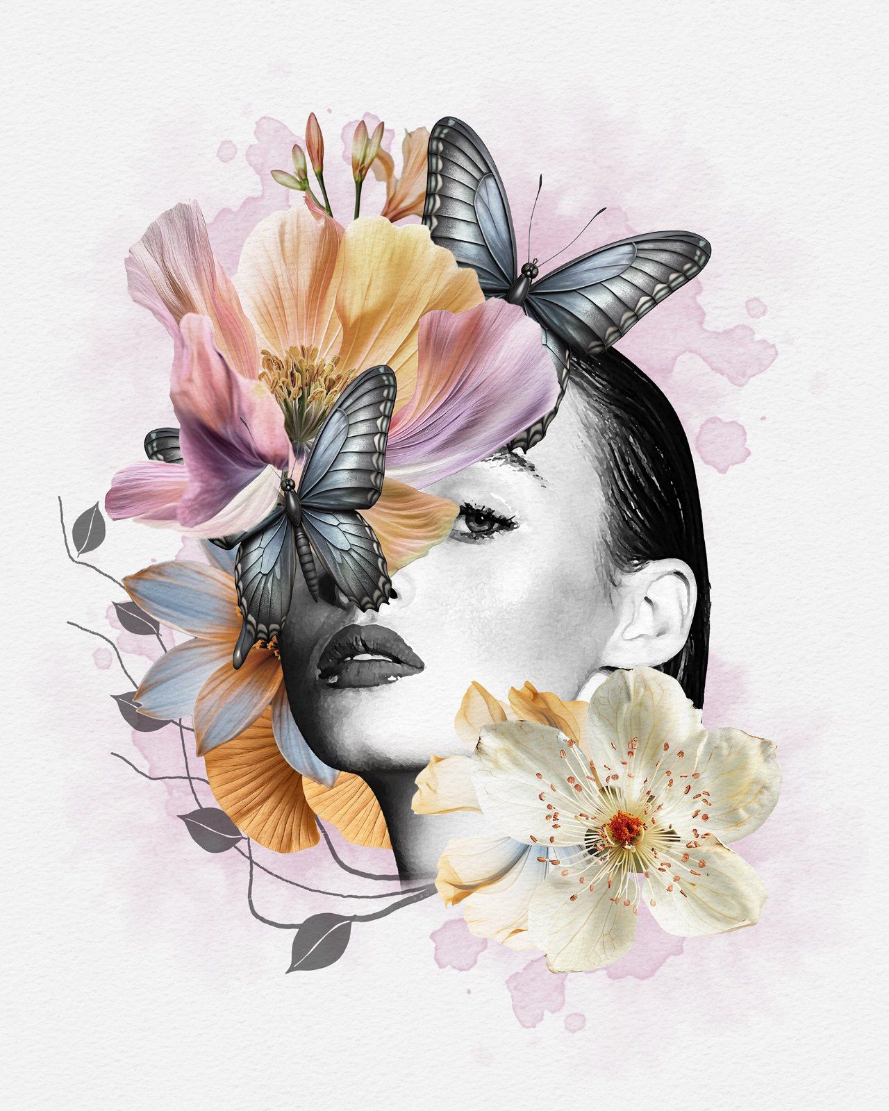 Flower Decoration Photo Template — image 30