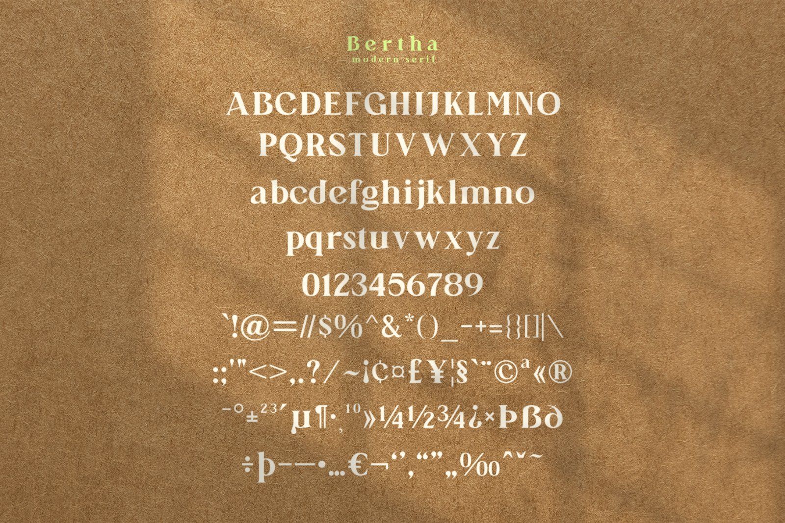 Bertha Serif — image 8
