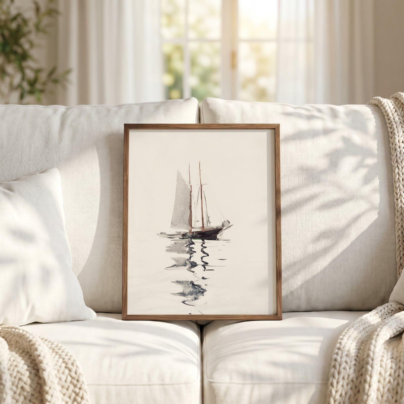 Neutral Frame Mockup PSD – 2-in-1 Interior Mockup — image 7