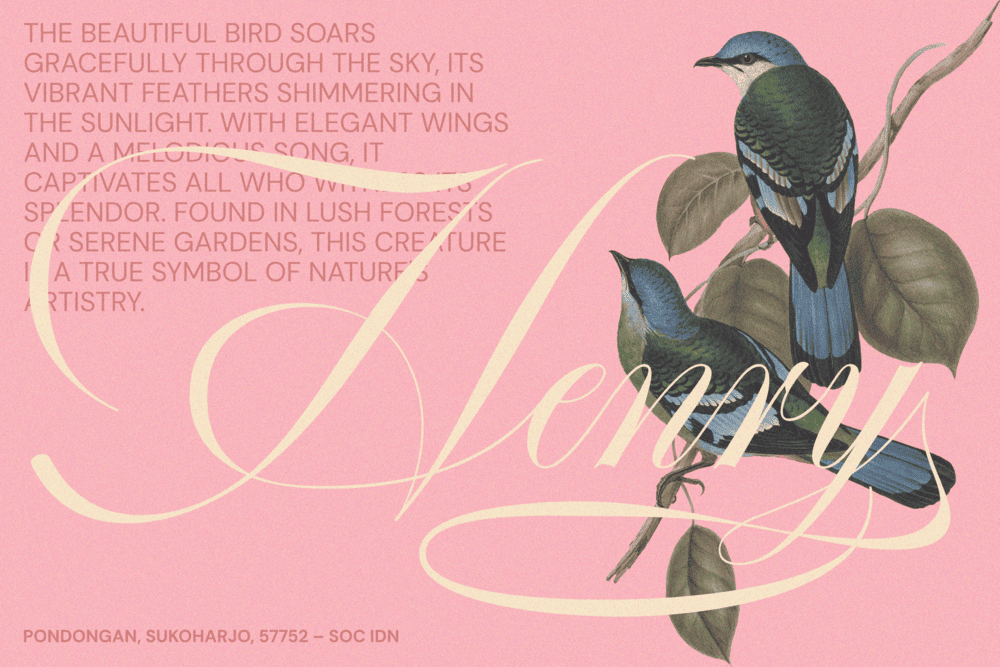 GEFUHATPIN — Elegant Calligraphy Font — image 10