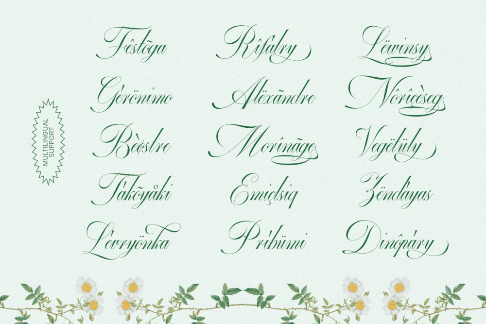 GEFUHATPIN — Elegant Calligraphy Font — image 16