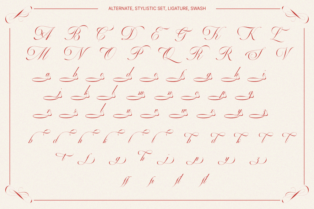 GEFUHATPIN — Elegant Calligraphy Font — image 20