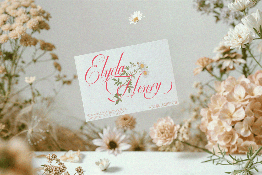 GEFUHATPIN — Elegant Calligraphy Font — image 3