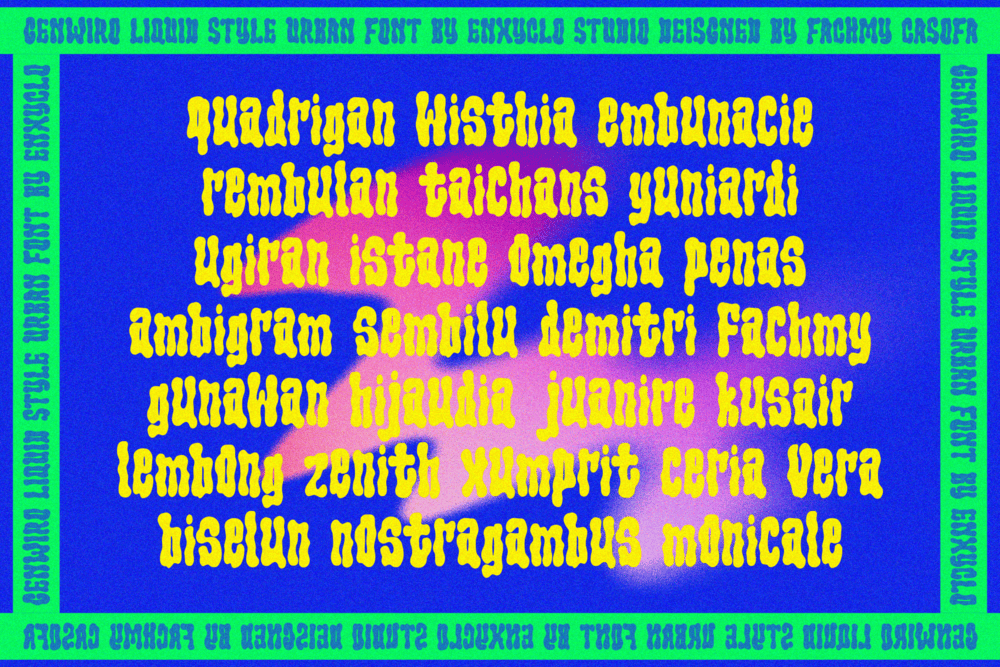 Genwiro — Urban Font — image 8