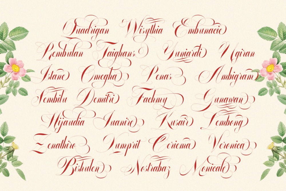 GLOWING ROMANCE — Calligraphy Luxury Font — image 19