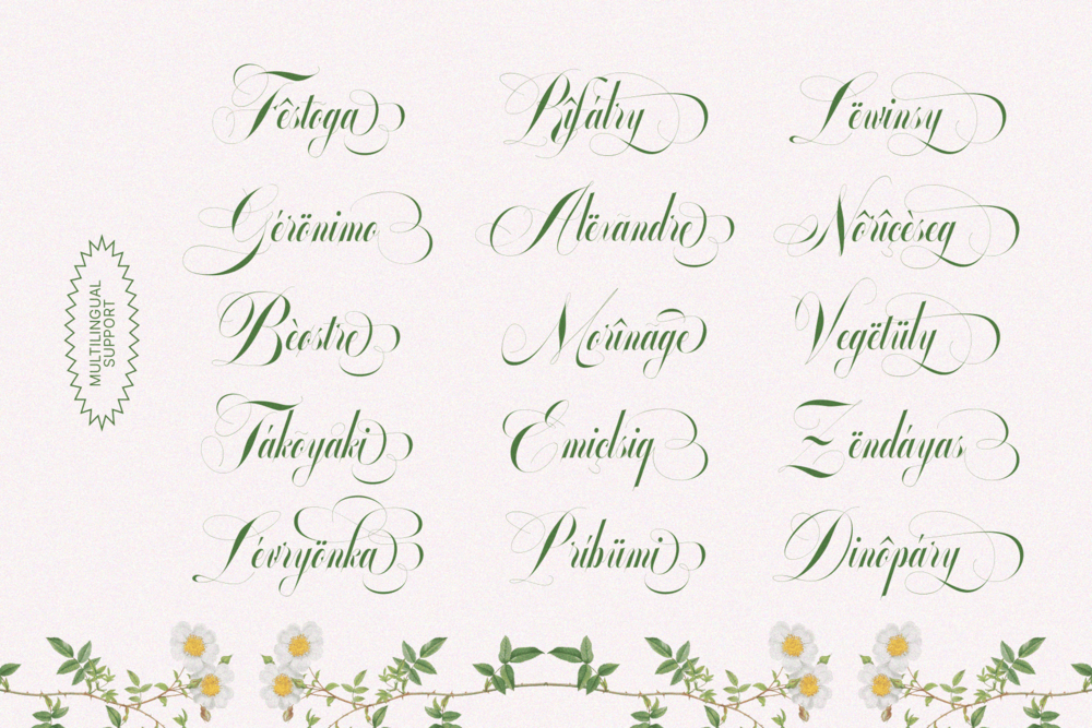 GLOWING ROMANCE — Calligraphy Luxury Font — image 21