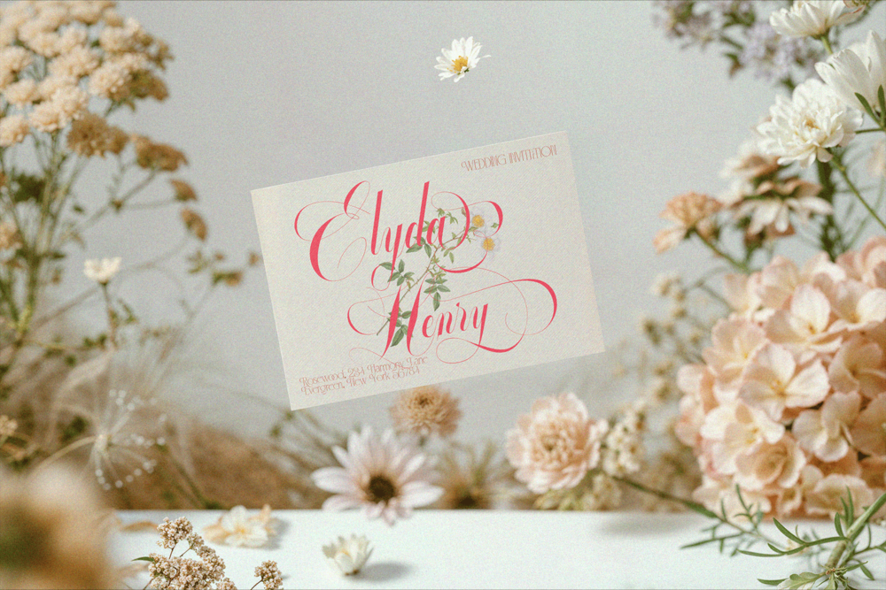 GLOWING ROMANCE — Calligraphy Luxury Font — image 8