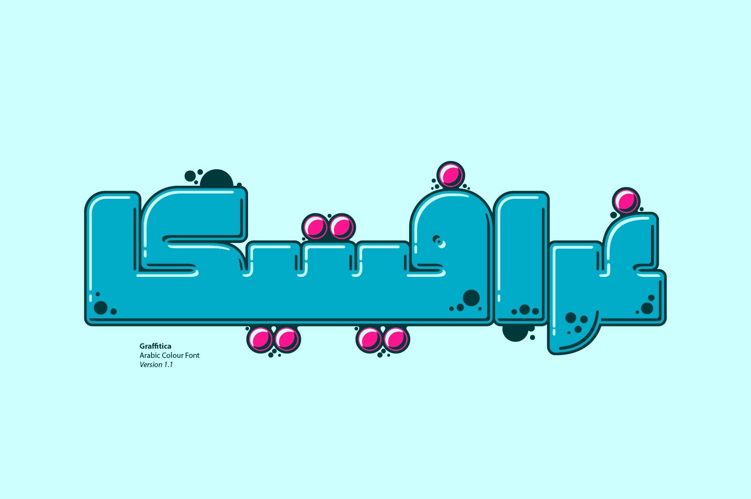 Graffitica - Arabic Color Font — image 1