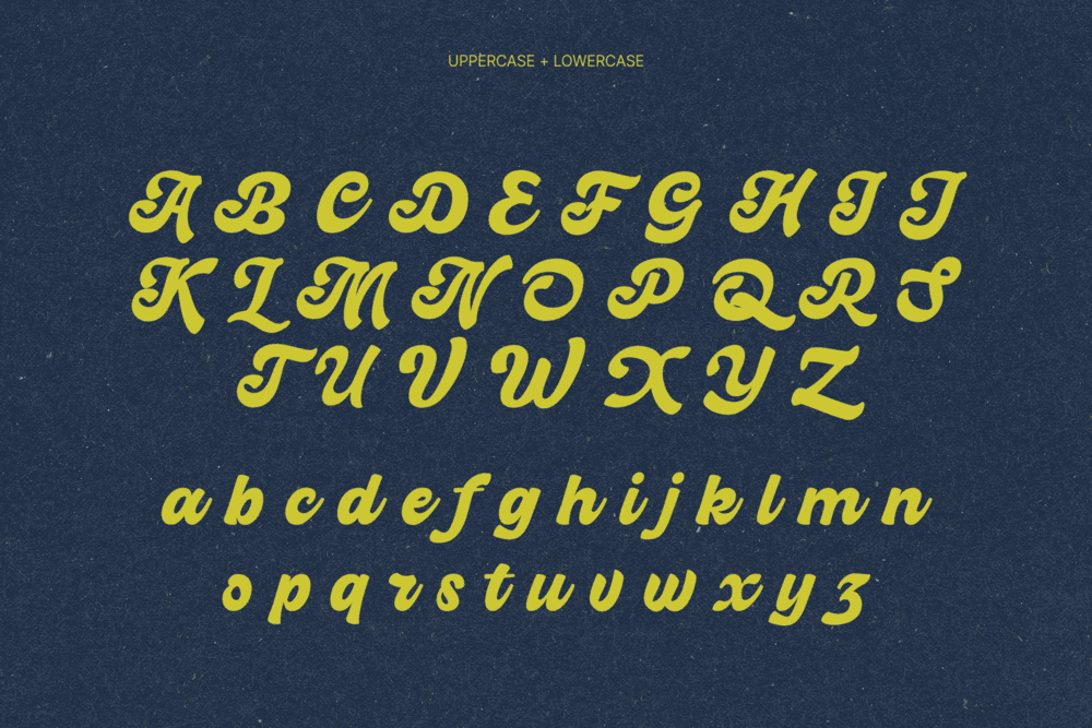 Hiderh Mahen — Groovy Retro Font — image 21