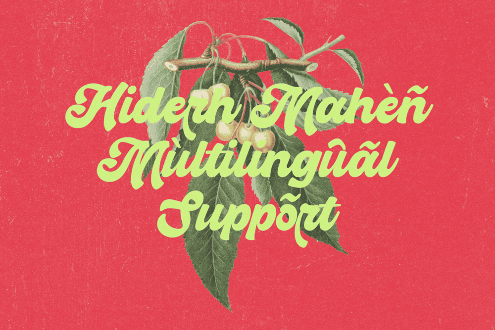 Hiderh Mahen — Groovy Retro Font — image 27