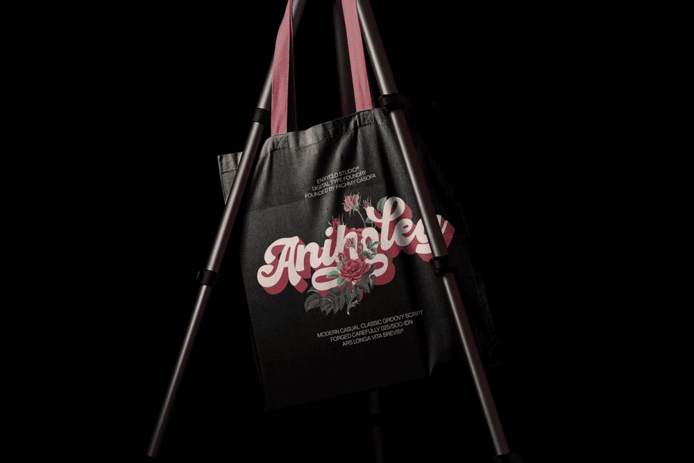 Hiderh Mahen — Groovy Retro Font — image 6