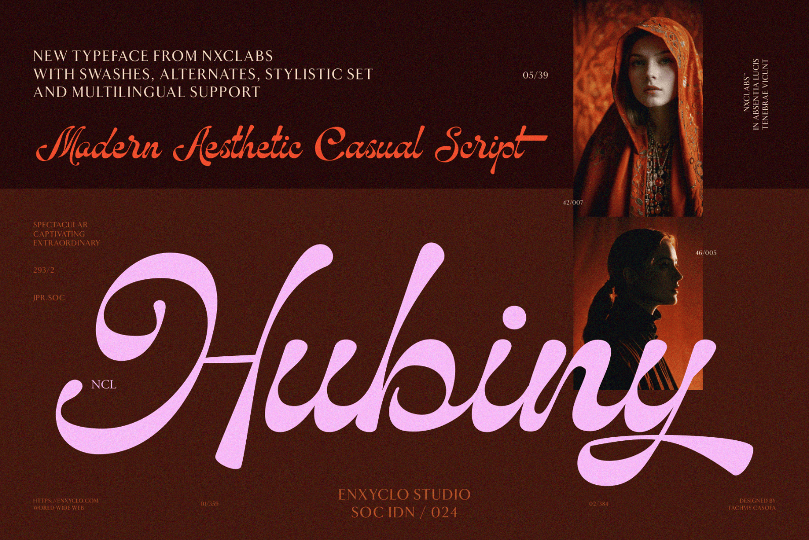 Hubiny — Elegant Script Calligraphy Font — image 1