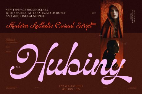 Hubiny — Elegant Script Calligraphy Font