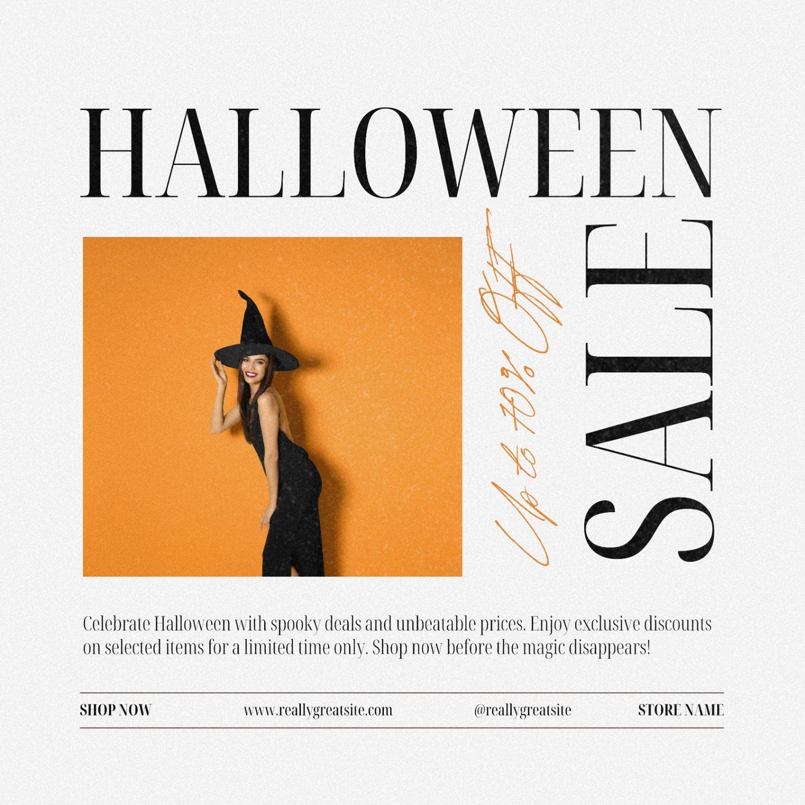Halloween promo template — image 1