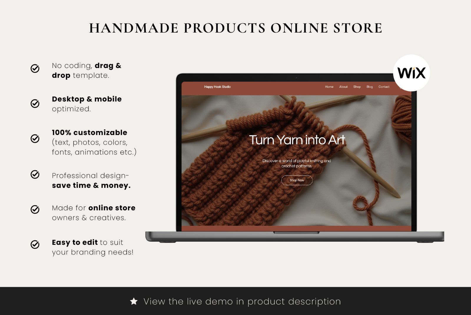 Wix Creative Craft Store — image 7