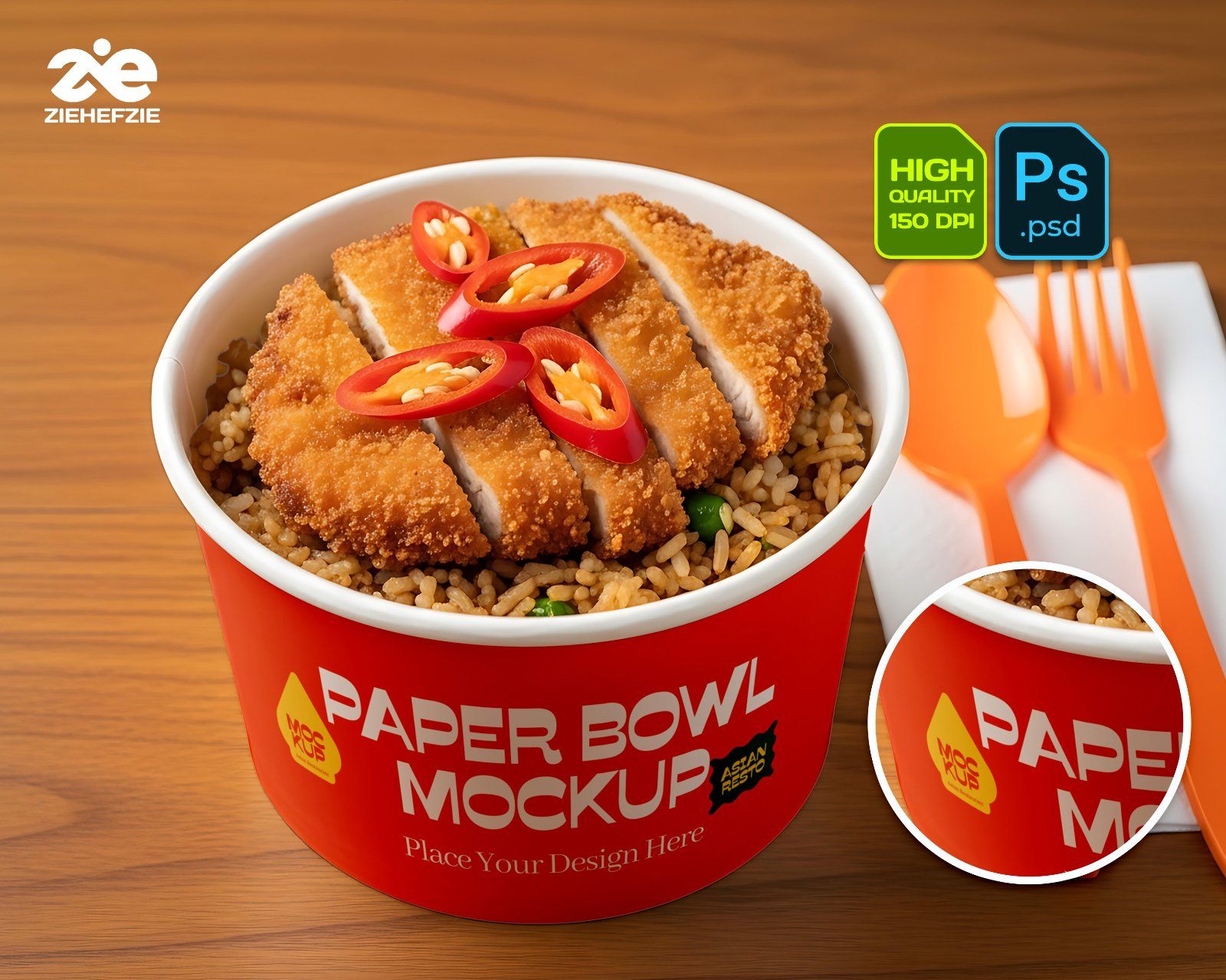 Asian Restaurant Mockup Bundle – 15 PSD Templates for Food & Packaging Branding — image 13